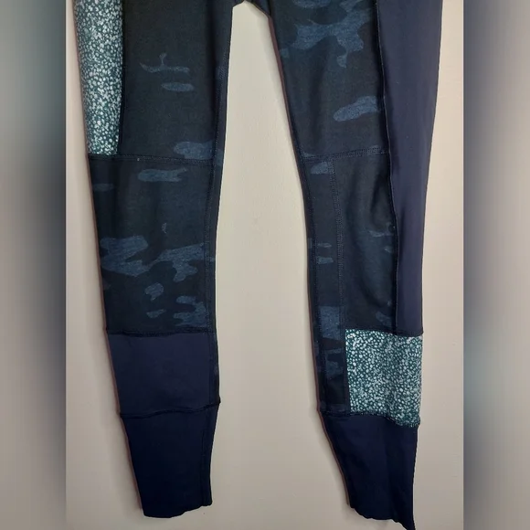Lululemon Wunder Under Sashiko Patch Camo Inkwell Navy Blue Camo Leggings - Picture 3 of 11